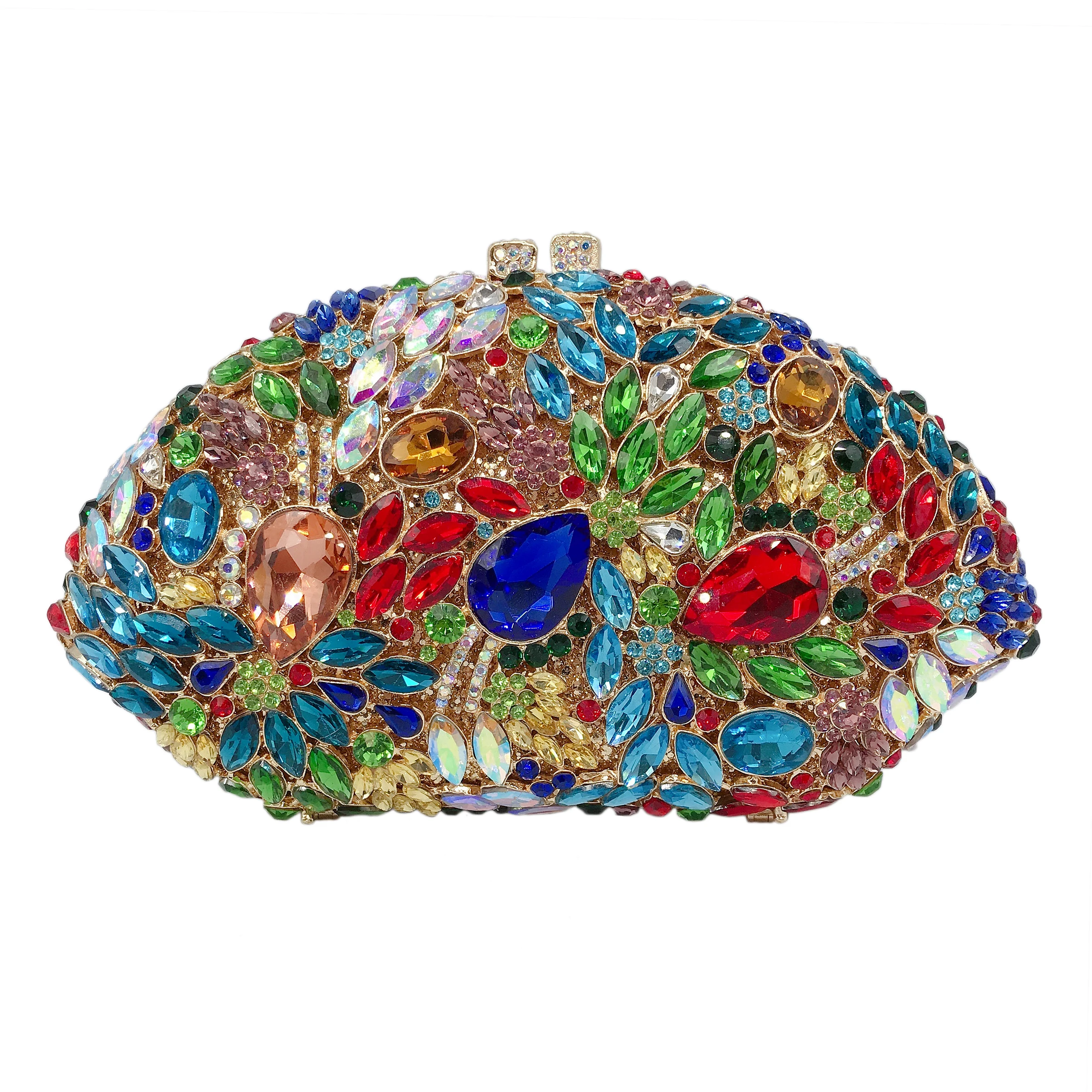 

Sinya Factory Direct Sales Diamond Dinner Handbag Chains Wedding Party Bridal Crystal Evening Clutch Bag Women Purse