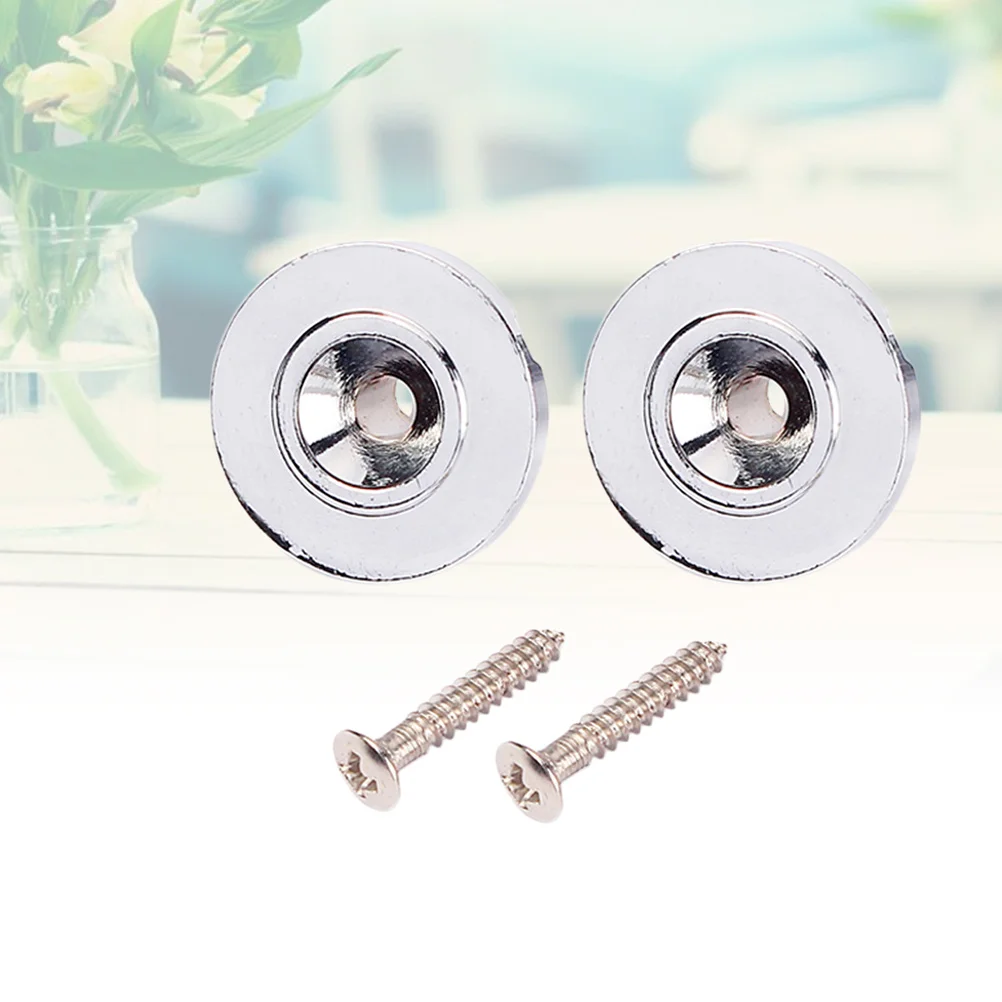 

2pcs Bass Tree Premium Steel Roller String Retainer Roller String Tree Guide For Electric Guitar Replacement Parts Silver