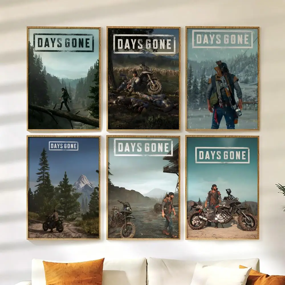 Days G-Gone Poster Wall Stickers HD Painting Self Adhesive Art Decals for Bedroom Living Room Home