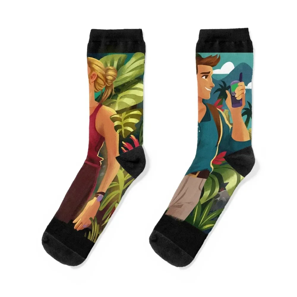 Uncharted Socks tennis winter New year's fashionable Socks Ladies Men's