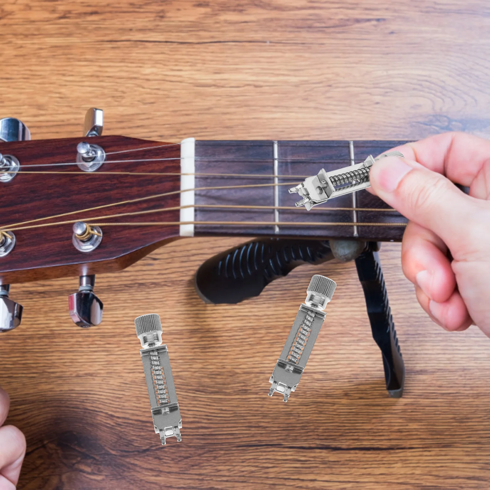 

Guitar Truss Rod Accessory Durable Metal Double Locking Tremolo System Perfect Tone Adjustment Guitar Parts Truss Rod Fittings