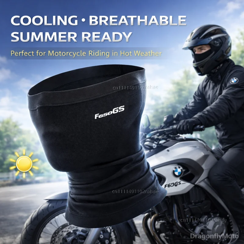 

For BMW F650GS F650 GS F 650 All Years Motorcycle Summer Cooling Breathable Face Mask Neck Gaiter Balaclava Custom Logo