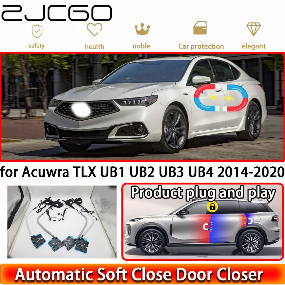 for Acuwra TLX UB1 UB2 UB3 UB4 2014-2020 OEM Soft Close Door Kit Power Closing Latch System Auto Pull Door Easy Close Plug & Pla