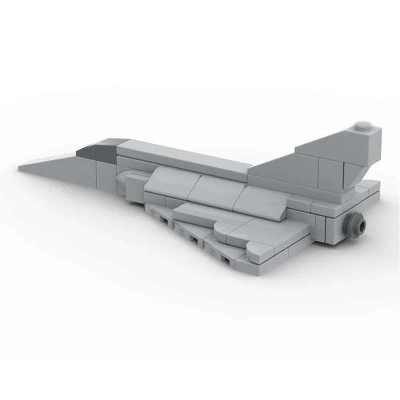 Mirage III современный военный истребитель, модель MOC, строительные кирпичи, военное оборудование, модульная технология, подарок, праздничная детская игрушка