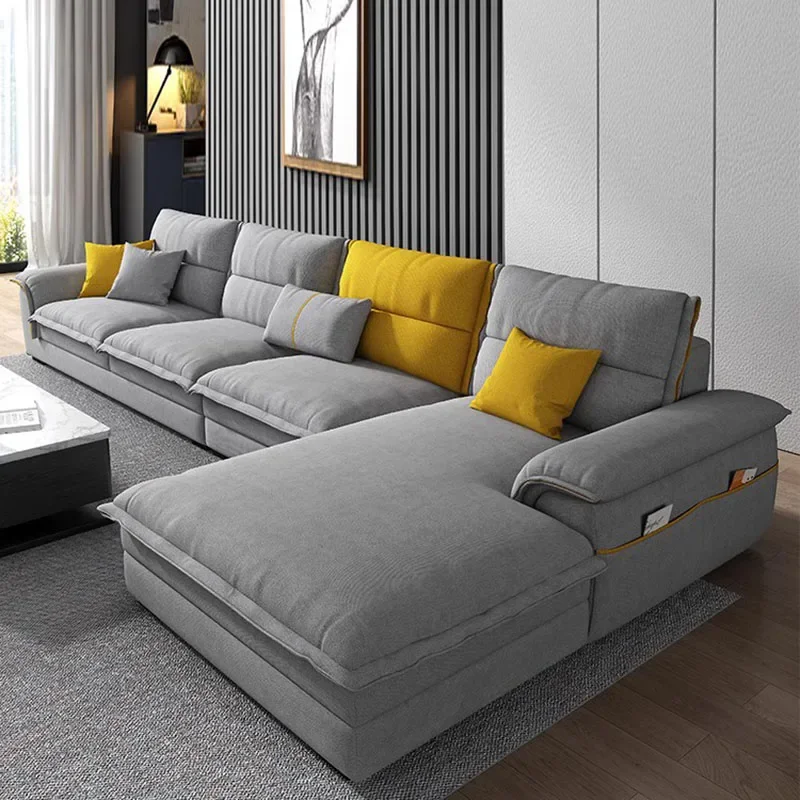 Storage Relax Square Sofa Sectional Simple Double Nordic Daybed Puffs Sofa Set Lazzy Cushion Salon Meuble Home Furniture