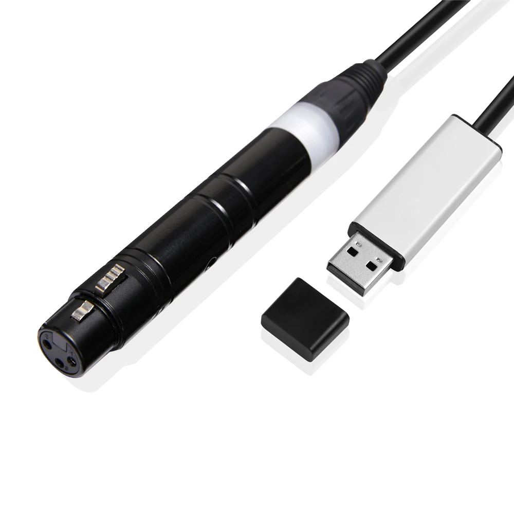 USB para Wireless DMX512 Interface, 1 Adaptador, 4 Carregamento Receptores, Palco Disco, faróis móveis, DMX Controller, Conversão de Sinal