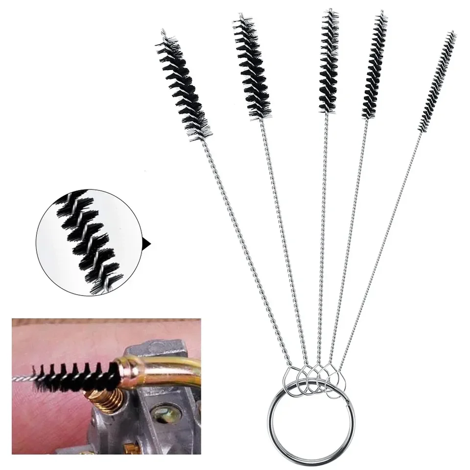 Cleaner Set Carburetor Carbon Dirt Jet Remove Cleaning Needles Brushes Tools Cleaning Tools For Automobile Motorcycle Tubing