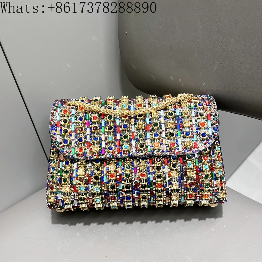 Rhinestones Evening clutch Bag Purses and handbag luxury Designer shoulder bag Shiny Crystal Clutch purse Woman's bag