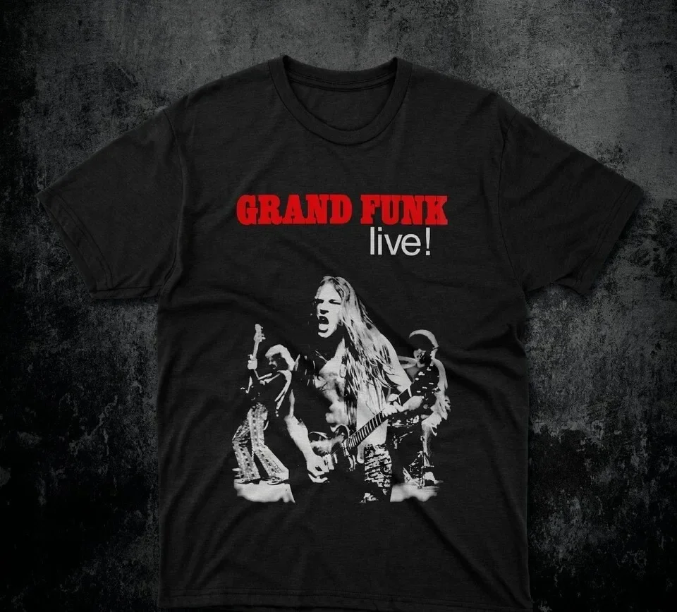 RARE! Grand Funk Railroad T-shirt Tee Short Sleeve Full Size S to 5XL HOT