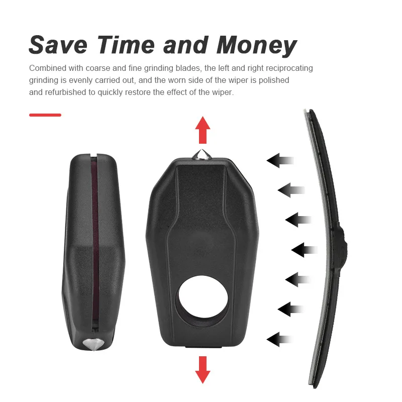 Portable Multifunction Outdoor EDC Car Tools, Window Breaker, Wiper Repairer Emergency Tools Creative Gift