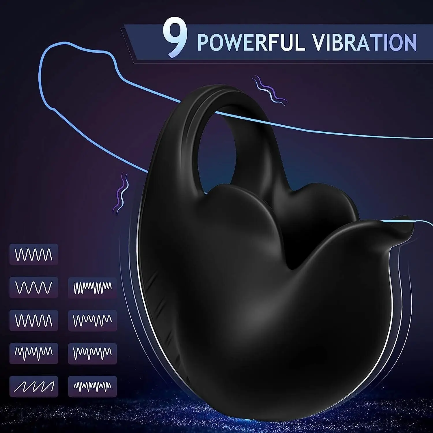 Remote Control Testicle Massager Silicone Penis Masturbator Cock Ring Male Scrotum Stimulator Sex Toys for Man Couples