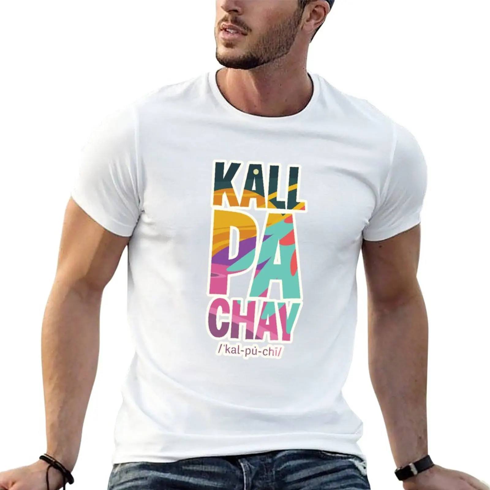 Kallpachay Pronunciation | Space Vibes T-Shirt hippie clothes graphics animal prinfor boys plain t shirts men