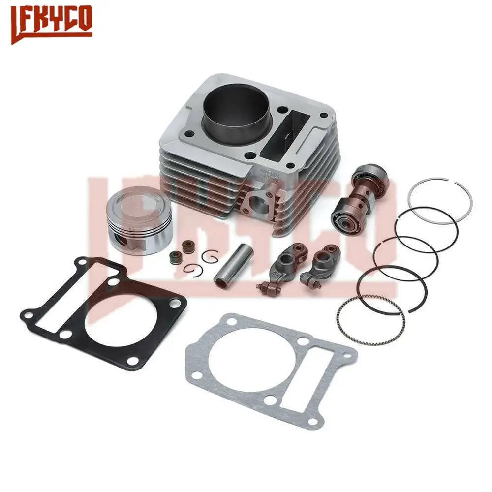 Motorcycle Accessories 54mm Engine Parts Cylinder Kit 123CC Motor for Yamaha YBR125 TTR125 TTR125L TTR125E Motoblock Equipments