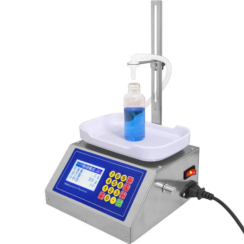 

Weighing peristaltic pump Small automatic quantitative essential oil perfume glue liquid filling machine