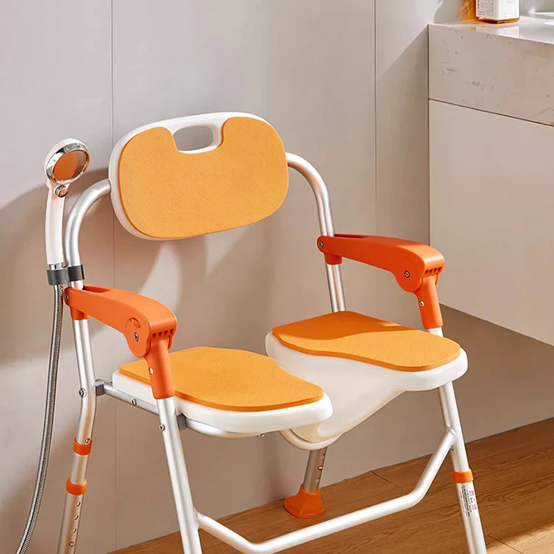 Kitchen Designer Bathroom Chair Disabled Metal Space Saving Stool Cute Small Portable Accessories Cadeira Postmodern Furniture