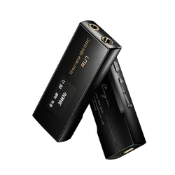 Cayin RU7 Full Balanced Resistor Networks Discrete 1-Bit DAC Dongle Amplifier with Customized Leather Case