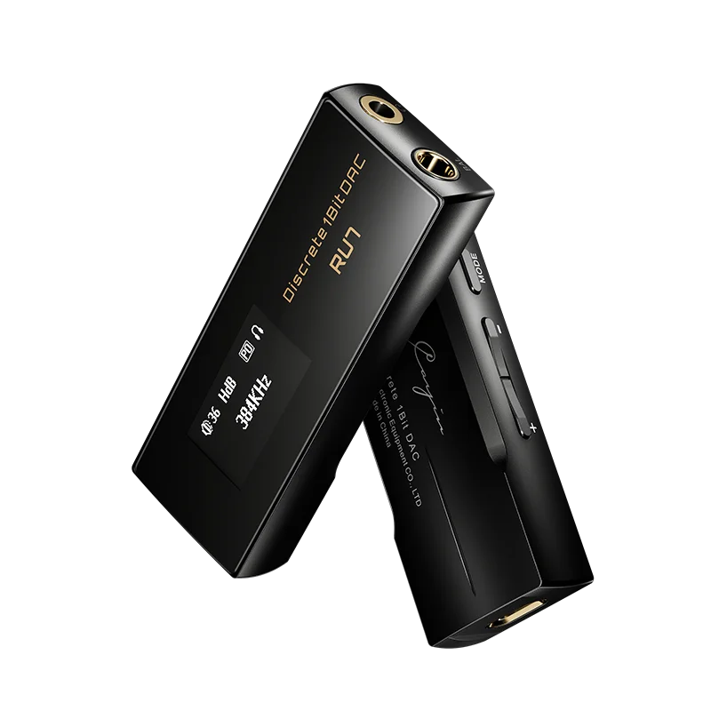 Cayin RU7 Full Balanced Resistor Networks Discrete 1-Bit DAC Dongle Amplifier with Customized Leather Case