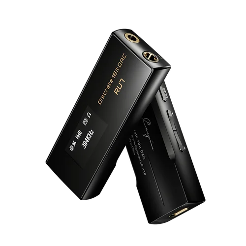 Imagen 1 del producto Cayin RU7 Redes de resistencia totalmente equilibrada Amplificador Dongle DAC discreto de 1 bits con estuche de cuero personalizado