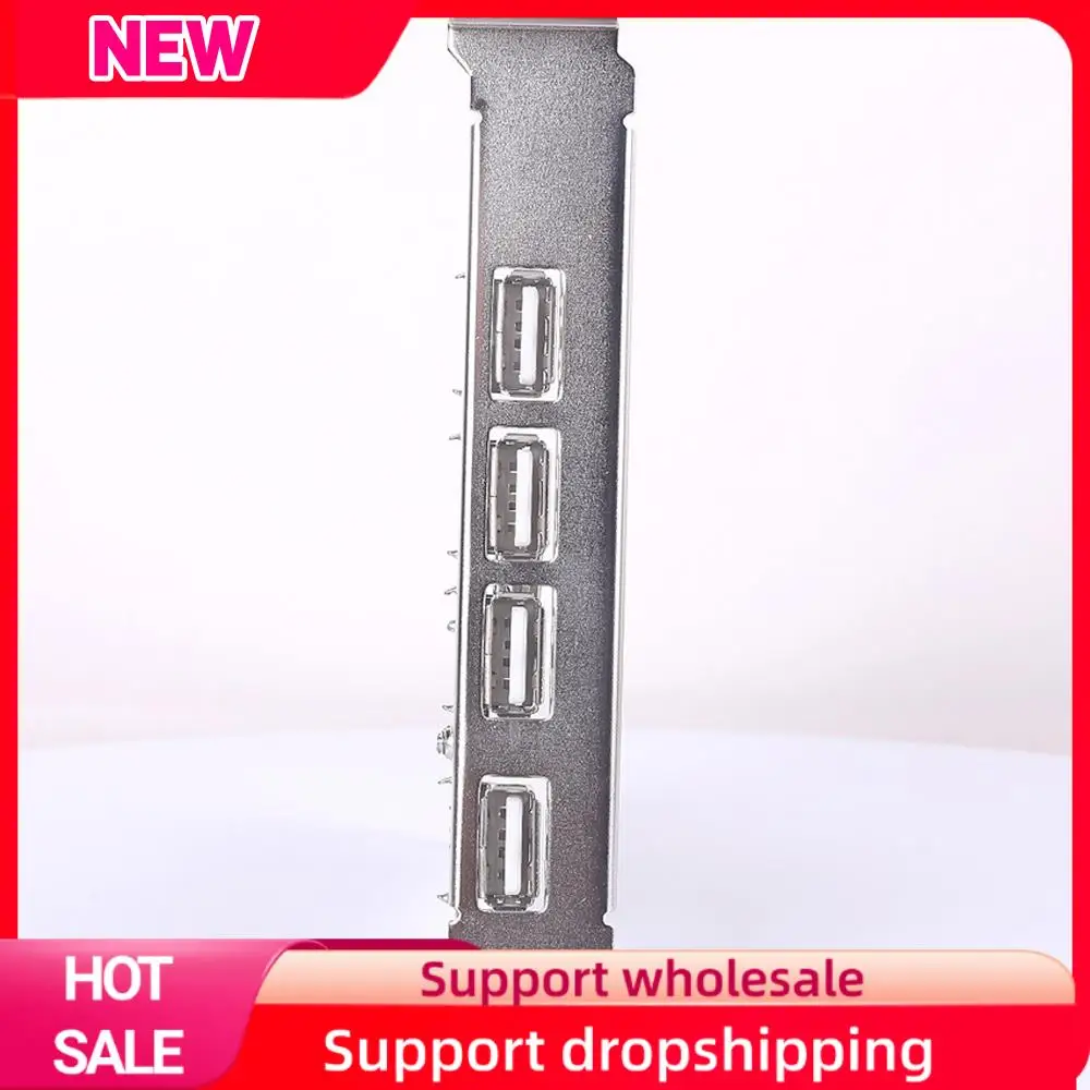 Superior USB 2.0 4 Port 480Mbps High Speed VIA HUB PCI Controller Card Adapter PCI Cards For Vista Windows ME XP 2000 98 SE