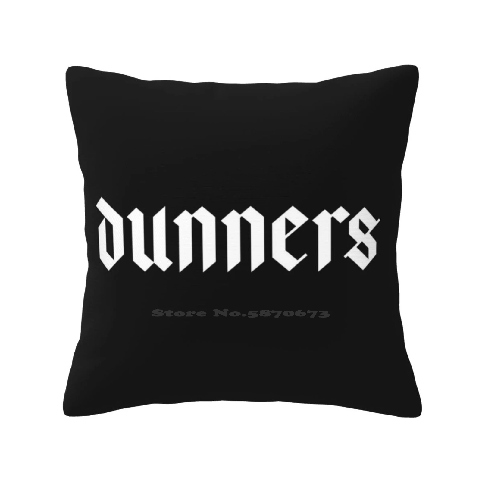 Dunners Pillows Case Bedroom Home Decoration Dunners Dunedin Otago South Island New Zealand Aotearoa Gothic Blackletter