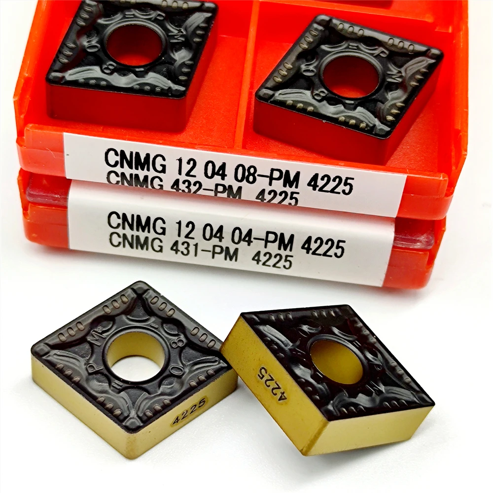 Azul Cnmg120404 Cnmg120408 Carboneto Cortador de Torneamento Inserções Torno Ferramenta Cnmg 120404 120408 Metal Parte Nano