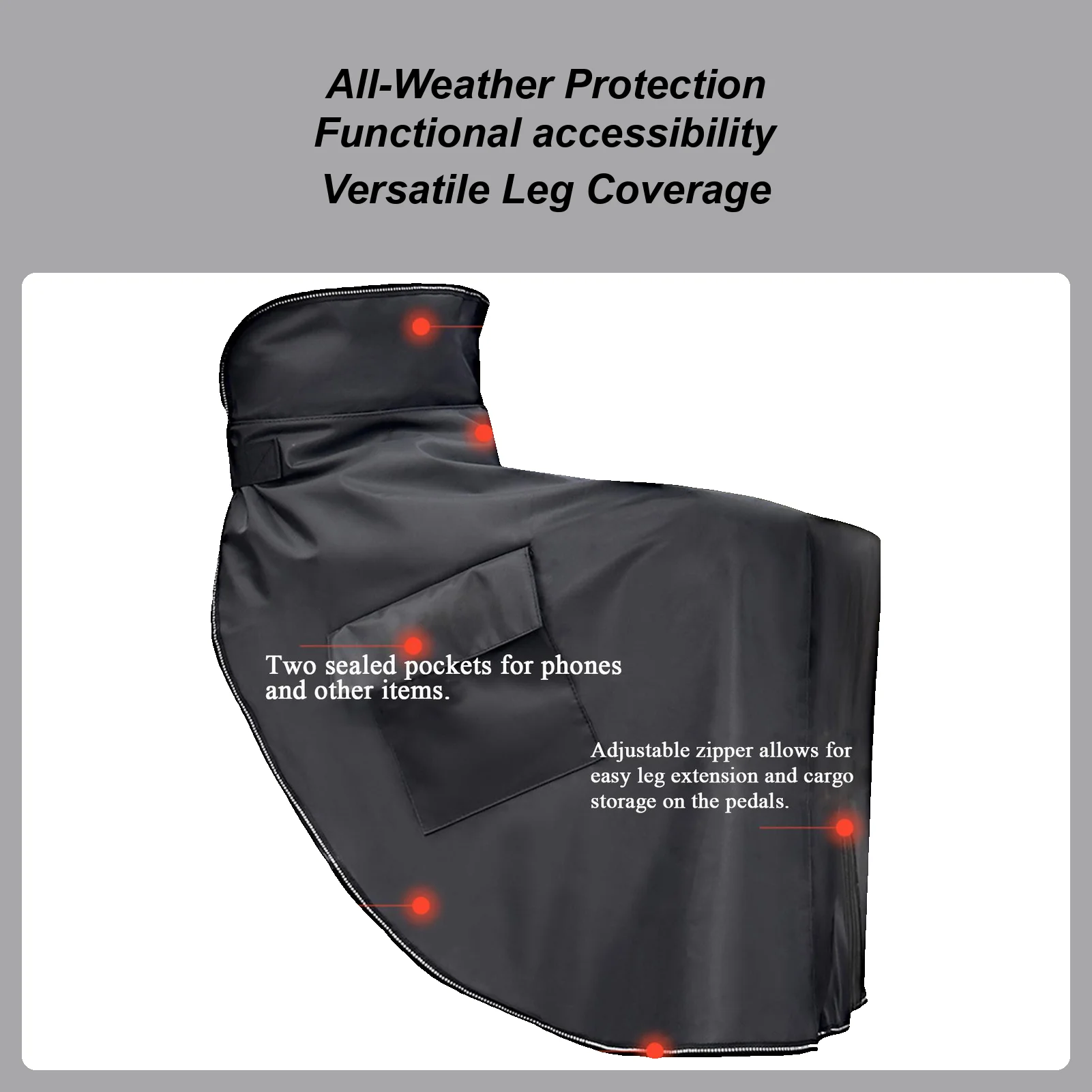 

Scooter Apron Waterproof Thick Winter Warm Scooter Blanket Motorcycle Knee Lap Blanket Apron For Winter Drive Snowy Day Mud