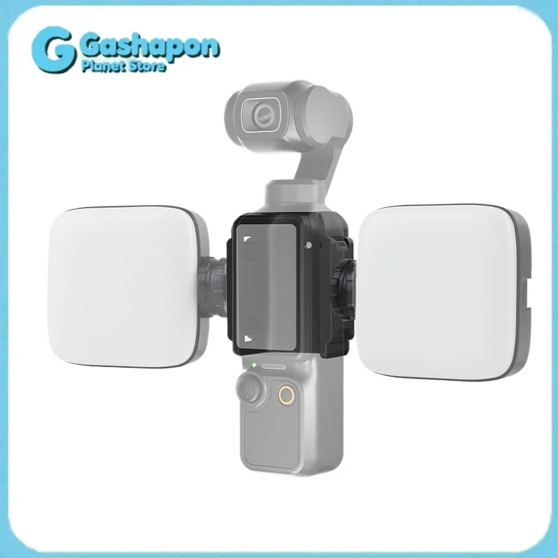 Gashapon Cold Shoe Expansion Frame For Dji Osmo Pocket 3 4 Multi Functional Adapter Bracket Fixed Clip Vlogging Camera