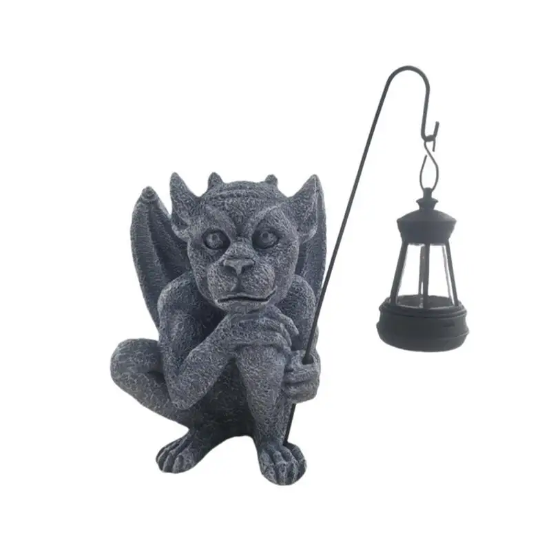 

Gargoyle Statues Outdoor Garden Statues Outdoor Decor Garden Gargoyle Solar Powered Garden Decor Collectible Figurines Halloween