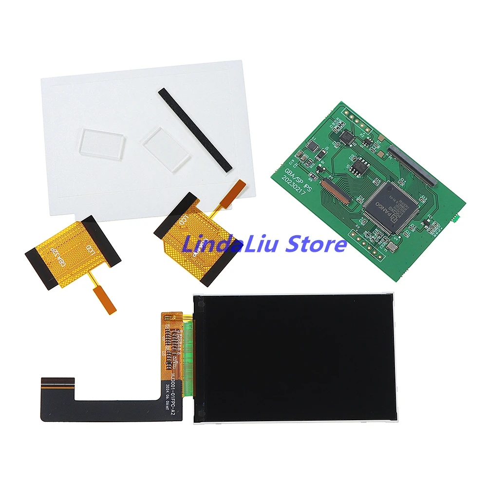 1 ชุดความสว่างสูง V2 IPS LCD สําหรับ Nintend GBA คอนโซล V2.0 หน้าจอ LCD สําหรับ GBA คอนโซล