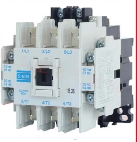 Contactor electromagnético de CA, S-N35, AC220V, 110V, 380V