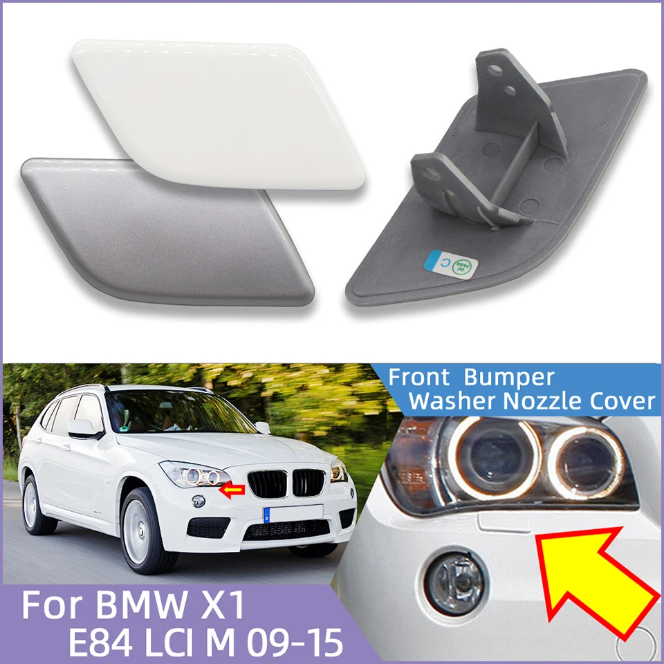 For BMW X1 E84 LCI M-Bumper 2009 2010 2011 2012 2013 2014 2015 Car Accessories Headlight Washer Nozzle Cover Cap #51118049933
