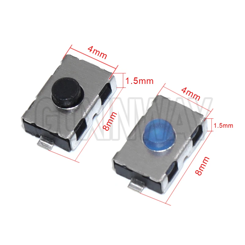 10PCS GEEN Microschakelaar Normaal Gesloten 3X6 SMD Touch Silicagel Knop Toetsen Interrupteur SMD 3*6*2.5 4*6 NC Zachte Knop 3X6X2.5MM