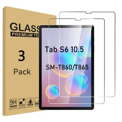 (3 шт. в упаковке) Закаленное стекло для Samsung Galaxy Tab S6 10,5 дюйма SM-T860 T860 T865 Защитная пленка для экрана планшета