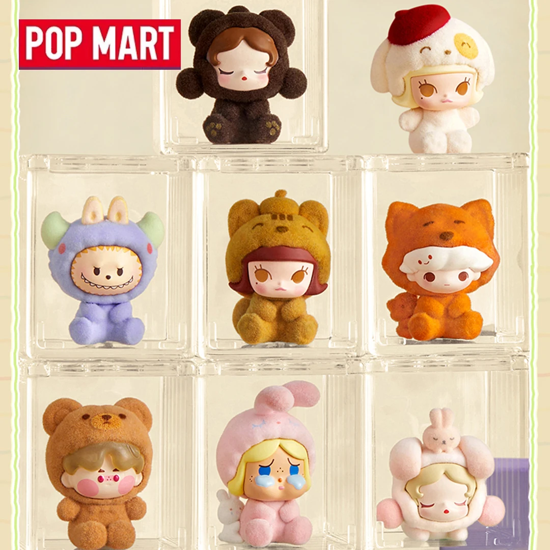 

1 шт. POP MART Bubble, милая пижамная одежда, серия слепая коробка, кукольная сумка, милый мини-украшение для куклы, случайный один, материал ПВХ