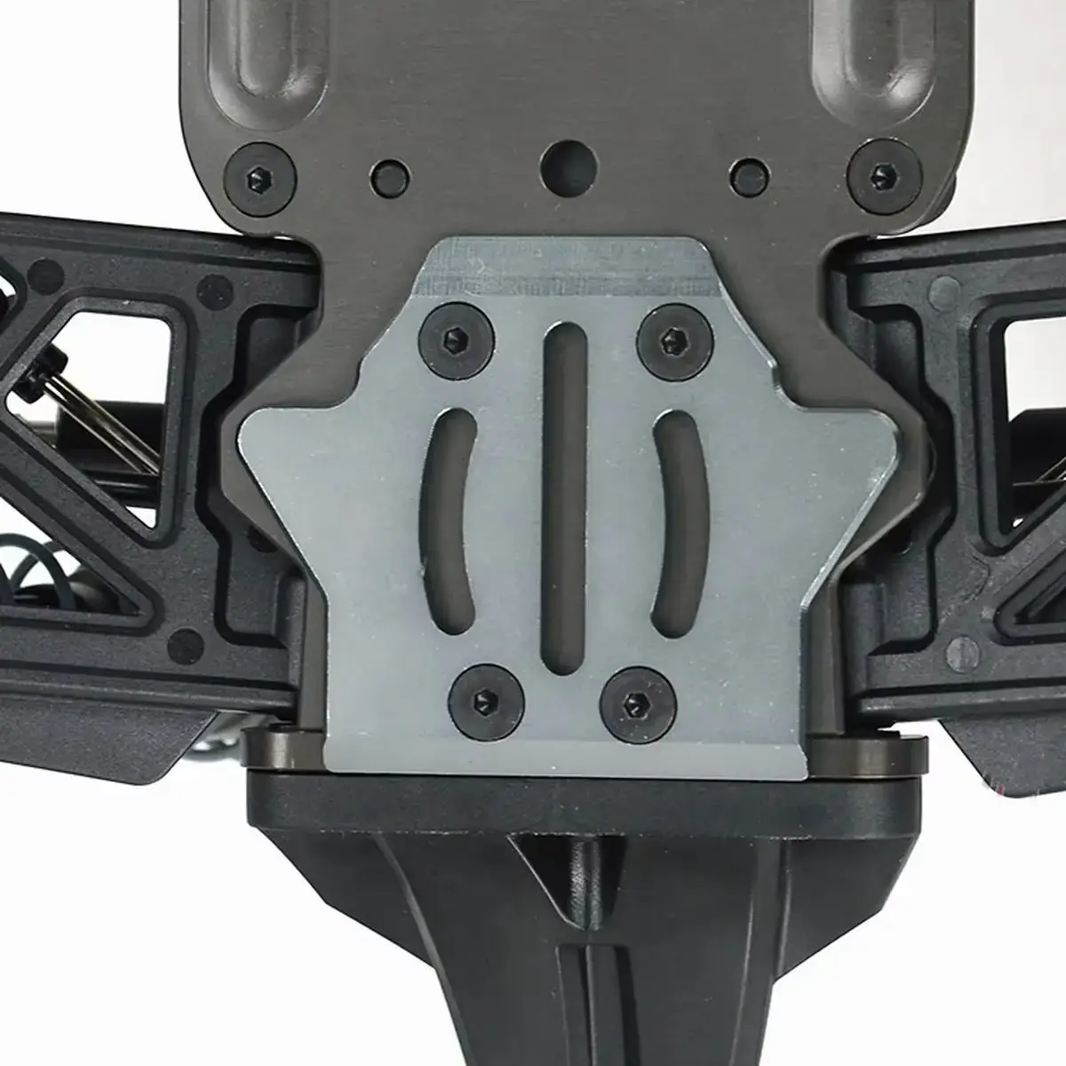 2pcs New Upgrade Parts Aluminum Chassis Armor Protection Skid Plate Metal Anti Abrasion For HOBAO 8SC H9 Rc Car