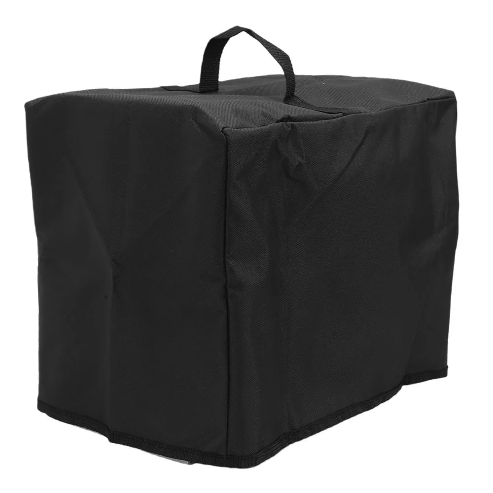 600D Oxford Fabric Coffee Maker Cover Scratchproof Black Coffee Machine Cover Water Proof Single Serve Compatible Dust Cover