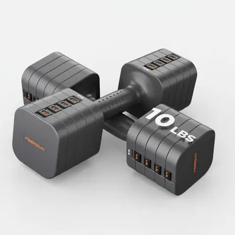 5-in-1 Adjustable Dumbbell Set of 2, 20LBS/10LBS Hand Weights for Women Home Gym & Outdoor