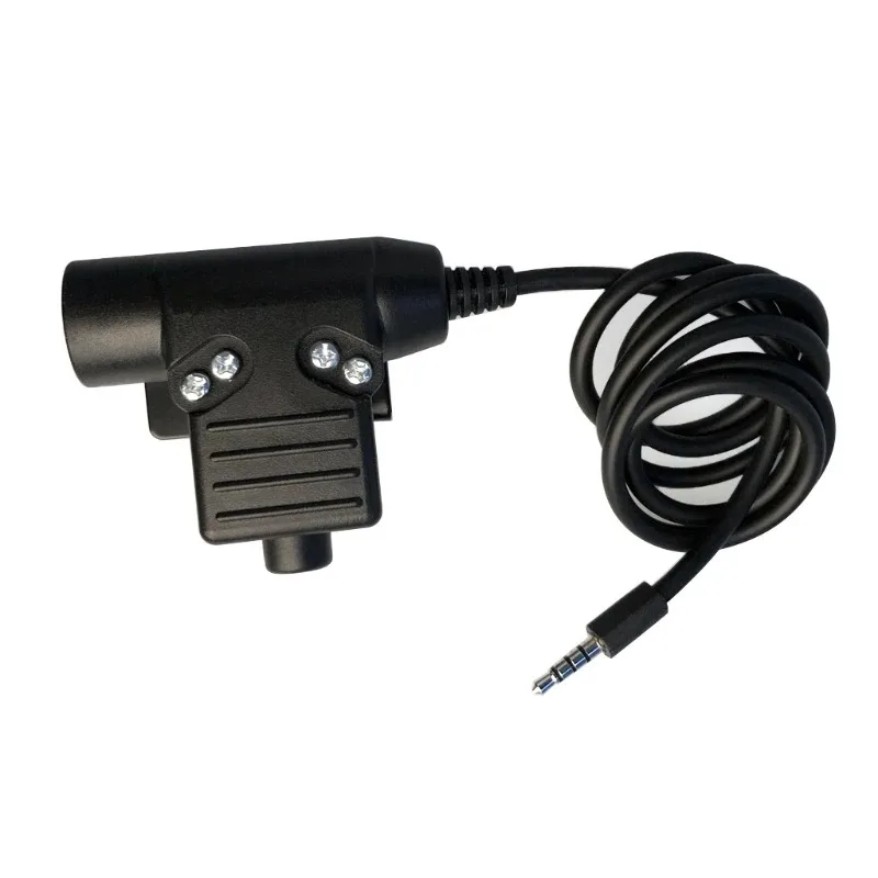 Radio U94 PTT Headset Military Adapter for Z-Tactical for iPhone Cellphone 3.5mm Plug 77UB