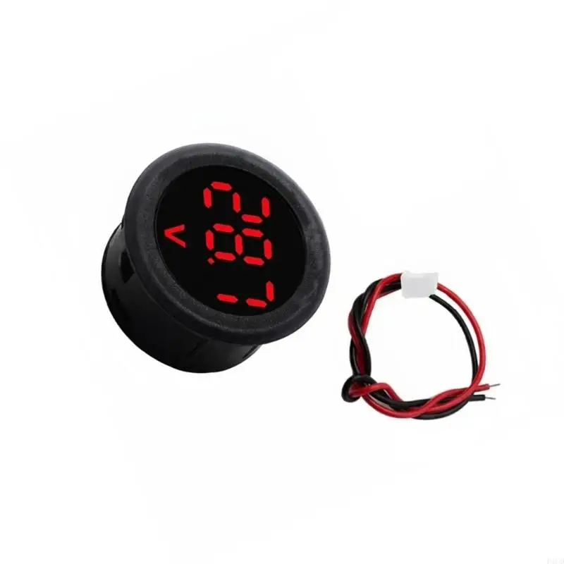 2025 جديد 5-100 فولت سيارة الجهد مقياس الجهد متر كاشف الفولت تستر LED شاشة ديجيتال 12 فولت 24 فولت مقاوم للماء الفولتميتر الجولة #1