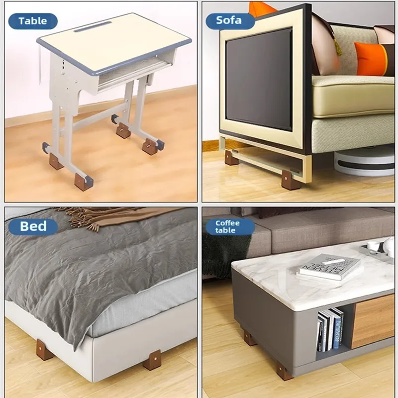 5/10CM Adjustable Chair Feet Riser Screw Clamp 2 4 Inch Height Heavy Duty Sofa Tables Bed Furniture Risers With Screw Clamp 4Pcs image 6