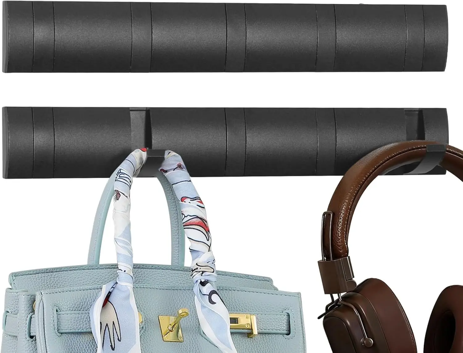 

Набор из 2 складных стильных современных вешалок с 5 крючками, настенные металлические крючки для пальто, шляп, полотенец