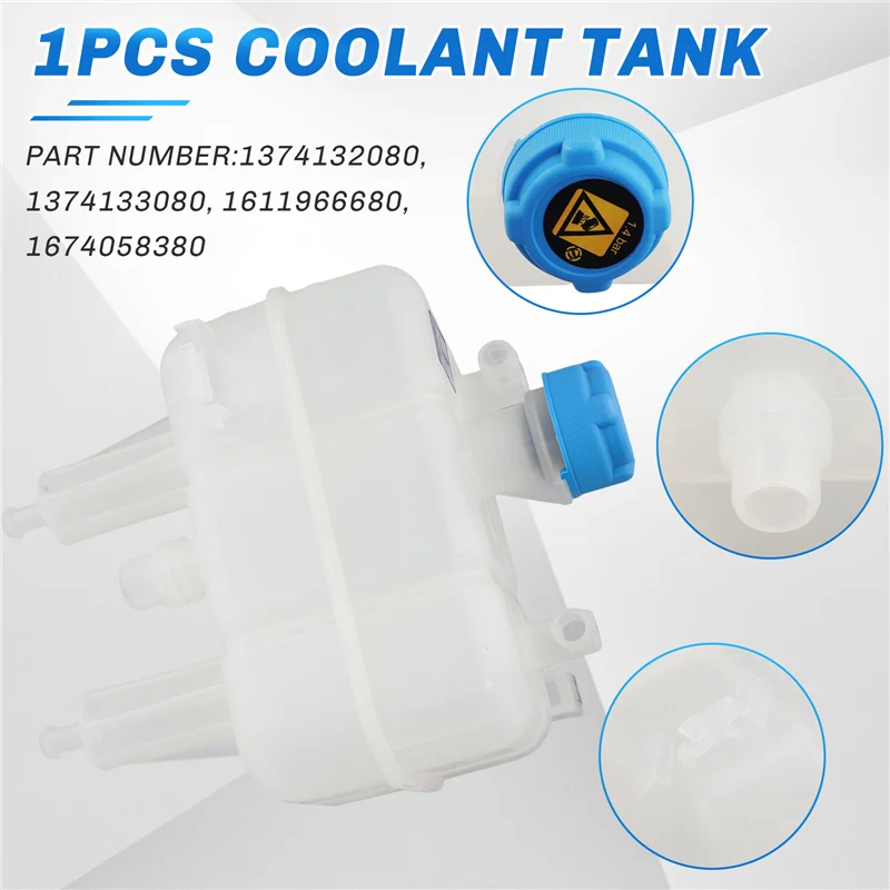 HEIßER-Auto Expansion Kühlmittel Tank Für Fiat Duacato Boxer Citroen Reply 1374132080 1374133080 1611966680 1674058380, auto Expa