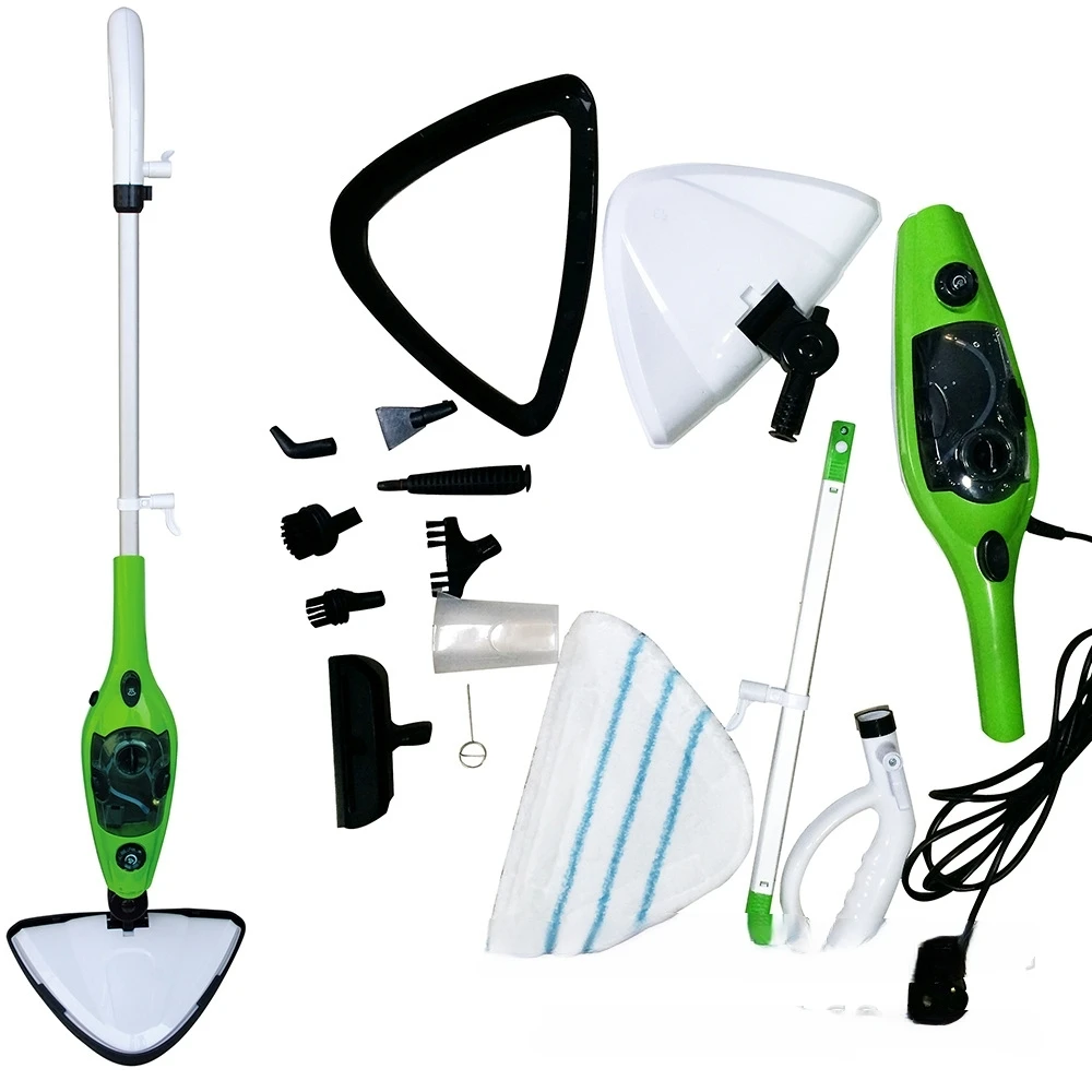 منظف بخار، خزان مياه كبير جدًا، منظف تعقيم بدرجة حرارة عالية، ممسحة منزلية