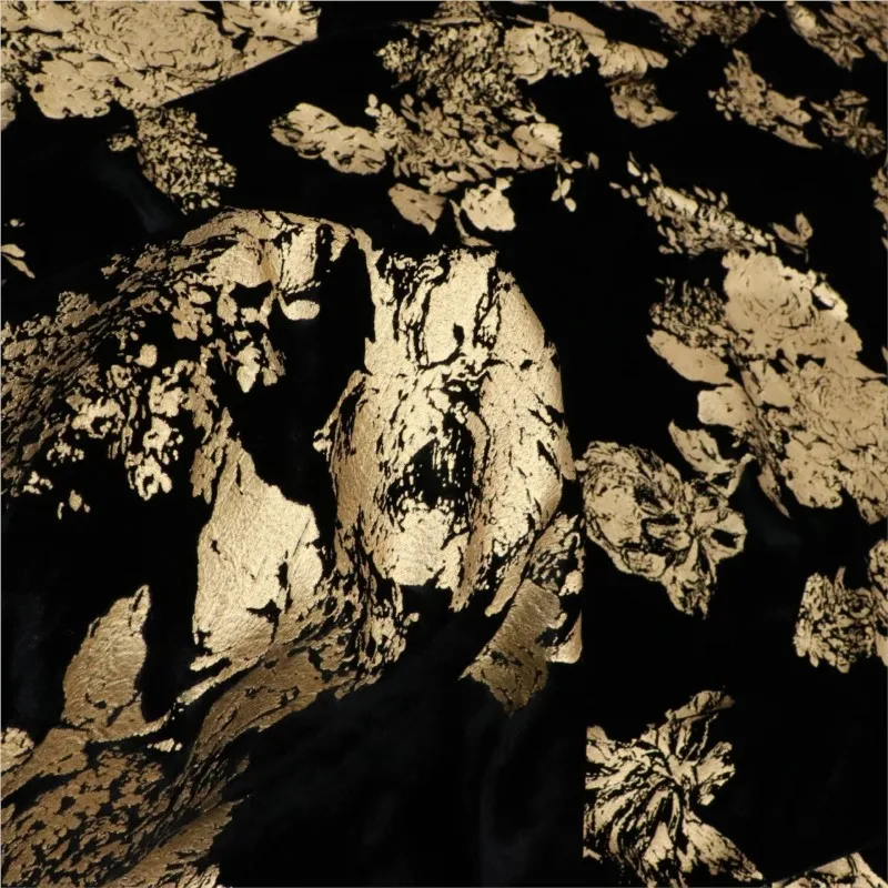 ผ้าคุณภาพสูงสำหรับเสื้อเชิ้ต ชุดนอน และกี่เพ้า ทำจากผ้าไหมทอ วิสโคสกำมะหยี่ปักลายทอง