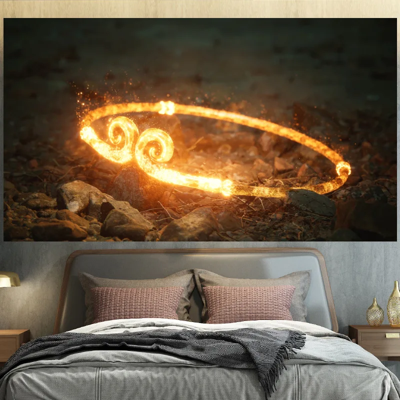 New Black Myth Wukong game tapestry decorative painting HD wall painting home background picture wall cloth hanging cloth