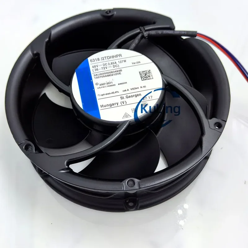 for 6318/2TDHHPR 6318/2TDHP 6318/2HPR 48VDC 2.65A 127W Imported Cooling Fan