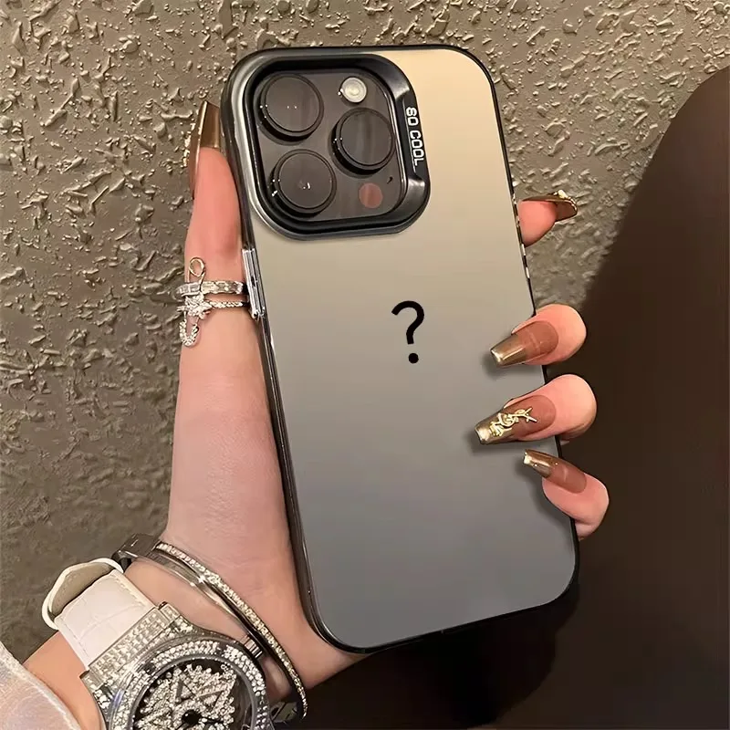 

Simple Symbols Pattern Phone Case For iPhone 16 15 14 13 12 11 Pro Max 7 8 16 15 Plus XR XS X SE 16E Laser Matte Hard PC Cover