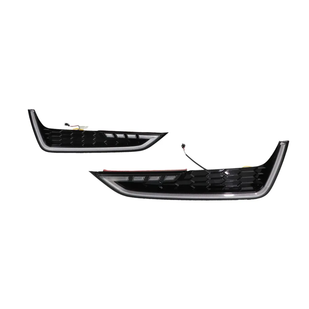 July King LED Daytime Running Lights for Honda Elysion 2022+, 6000K DRL + Streamer Yellow Turn Signals + Ice Blue Night DRL