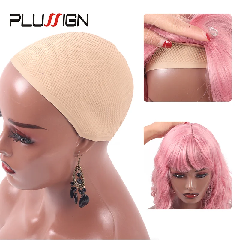 

Anti-slip Silicone Wig Cap On Mannequin Head For Wigs Display Artificial Scalp Cap Nude Silicone Cap Invisible Mannequin Cap