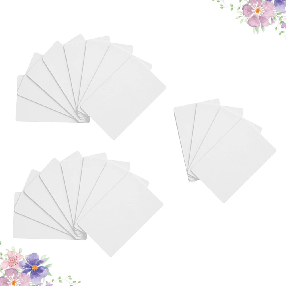 20 قطعة Ntag215 بطاقة ذكية فارغة قابلة للكتابة قفل باب ذكي أبيض تحديد الحضور أتمتة اللوجستية